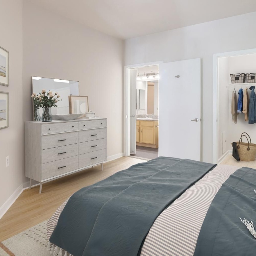 Beautiful bedrooms to fit every need a bedroom with a bed and dresser