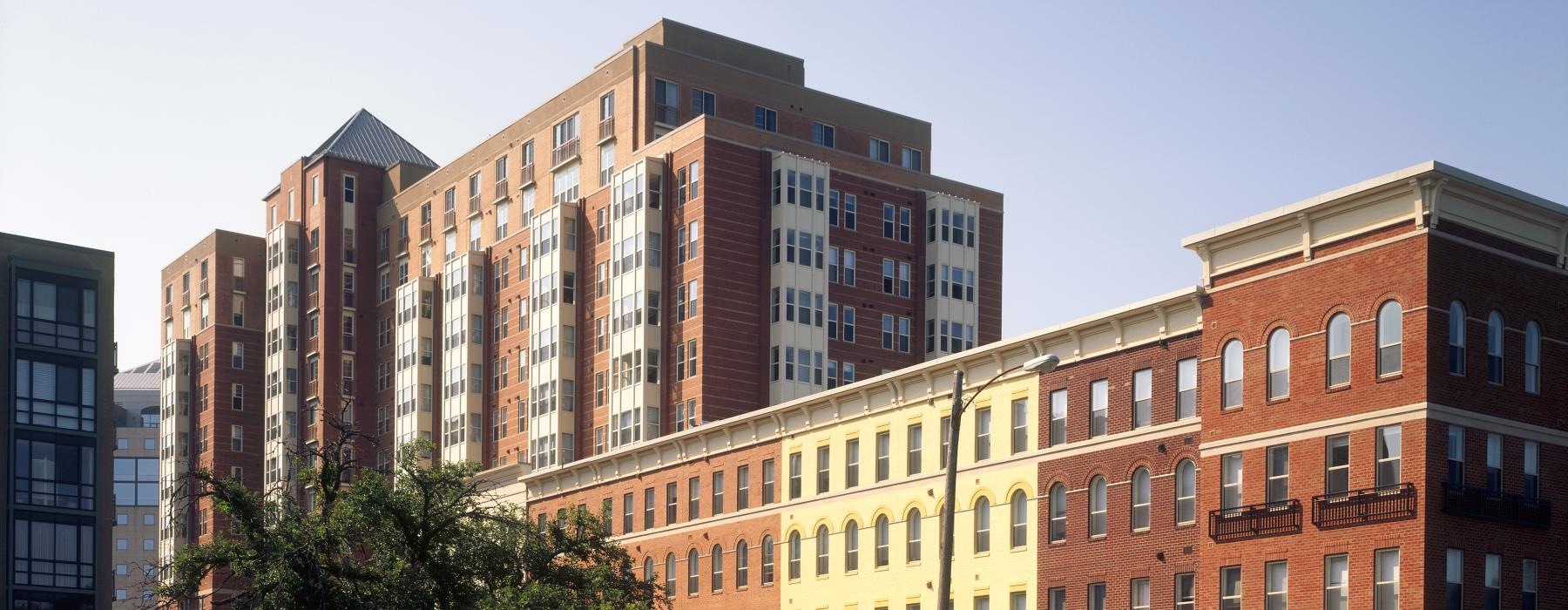 a large building with many windows